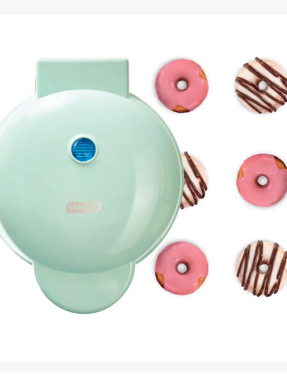Dash Express Mini Donut Maker in Aqua